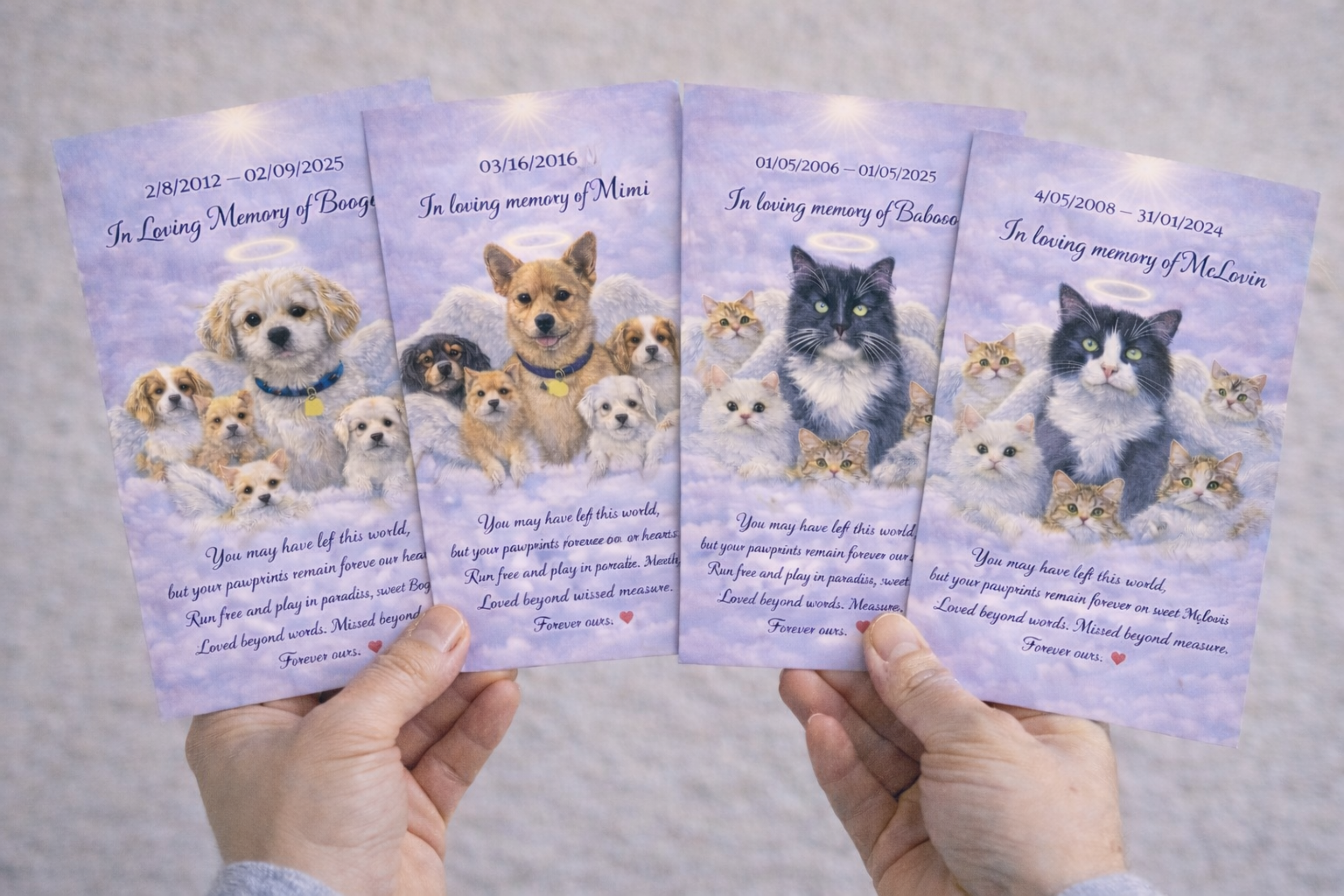 Custom Pet Memorial Magnet – Personalized Photo Keepsake, Pet Loss Gift