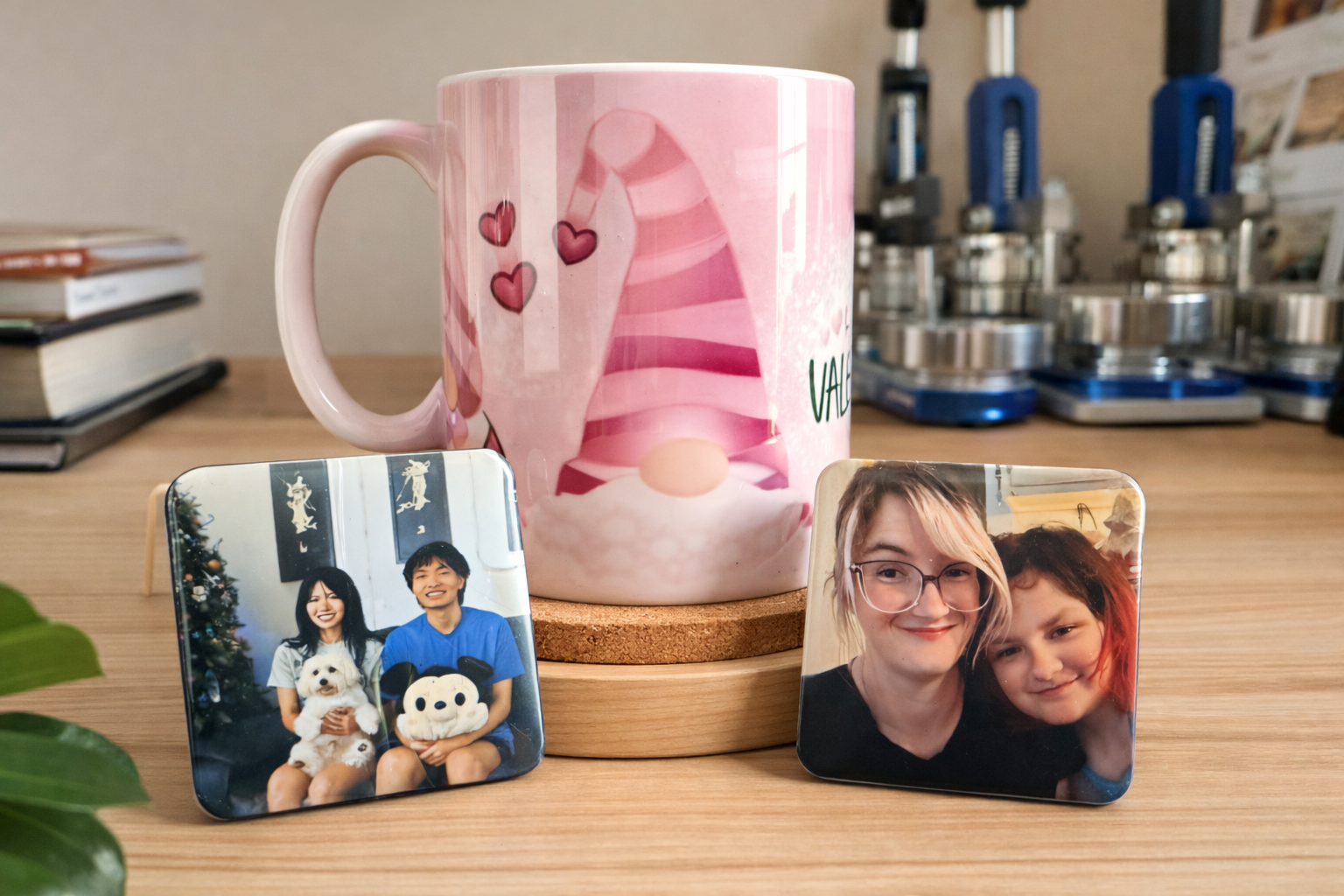 Custom Photo Magnet 2x2 Square, Personalized Fridge Keepsake, Pet or Wedding Gift