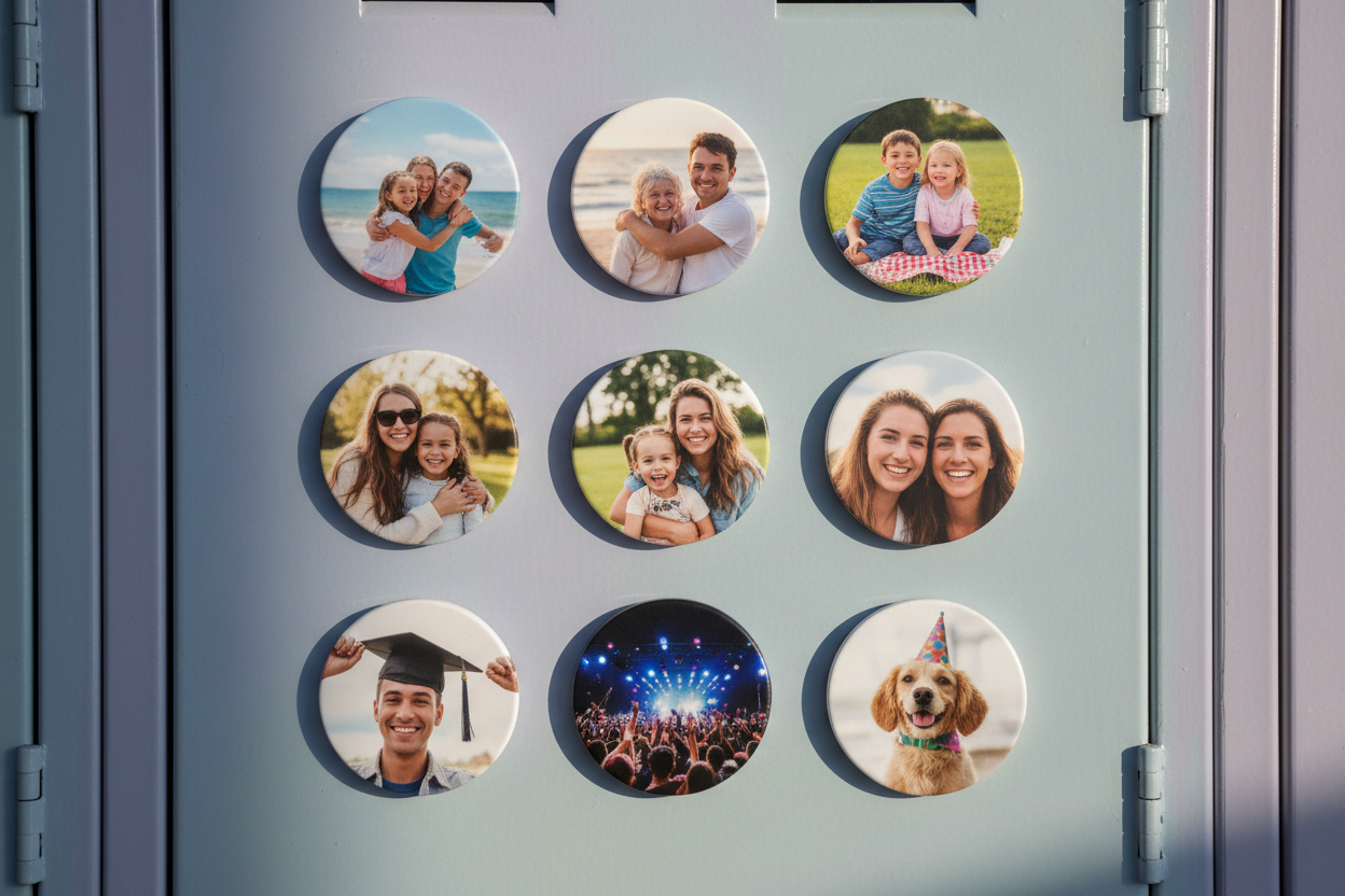 No frames only 3x3 round magents