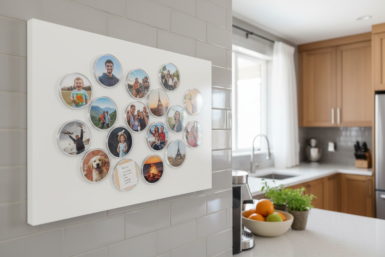 Please add some 2.25 round magnets on a magnet board